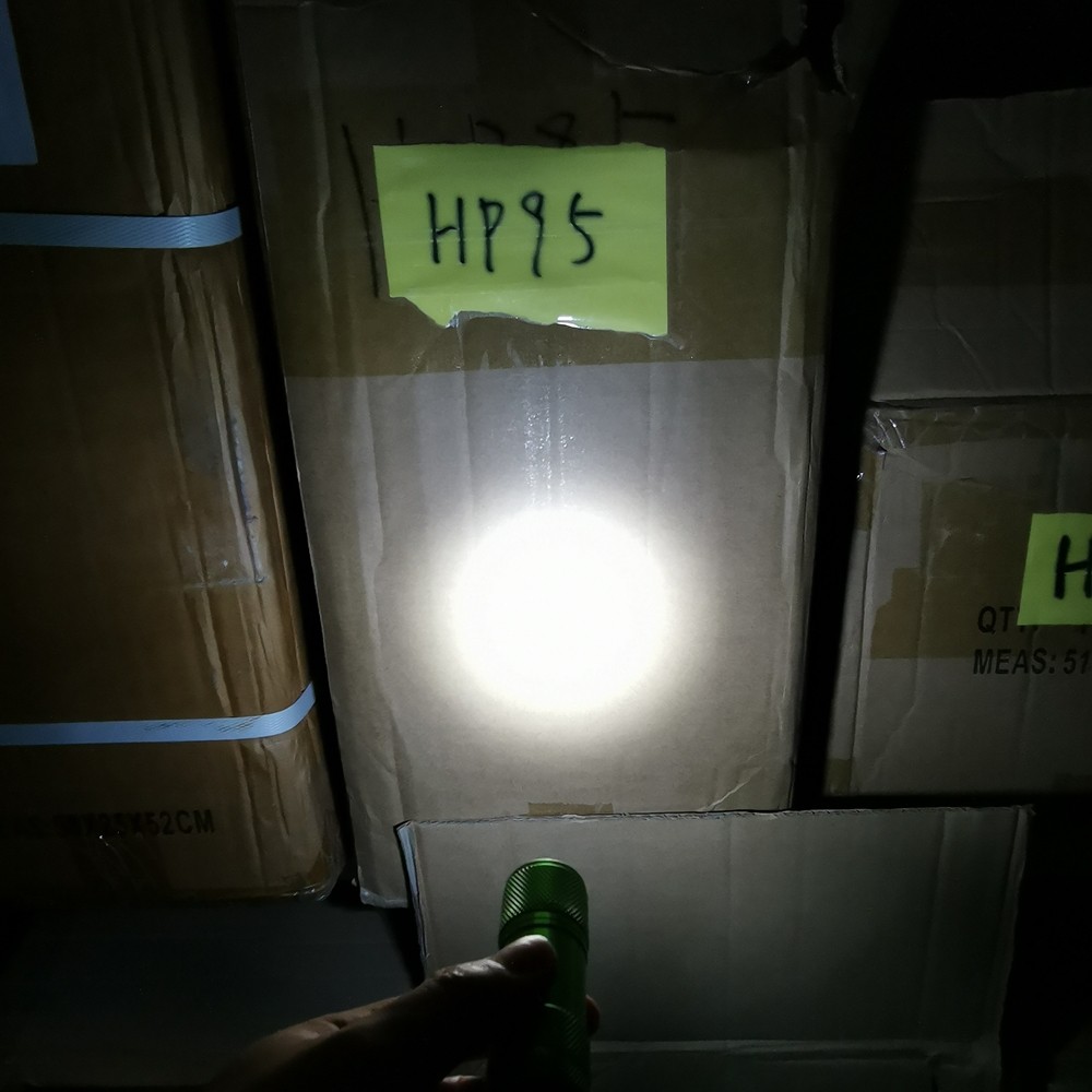 9LED White Light Aluminum Alloy Mini Flashlight