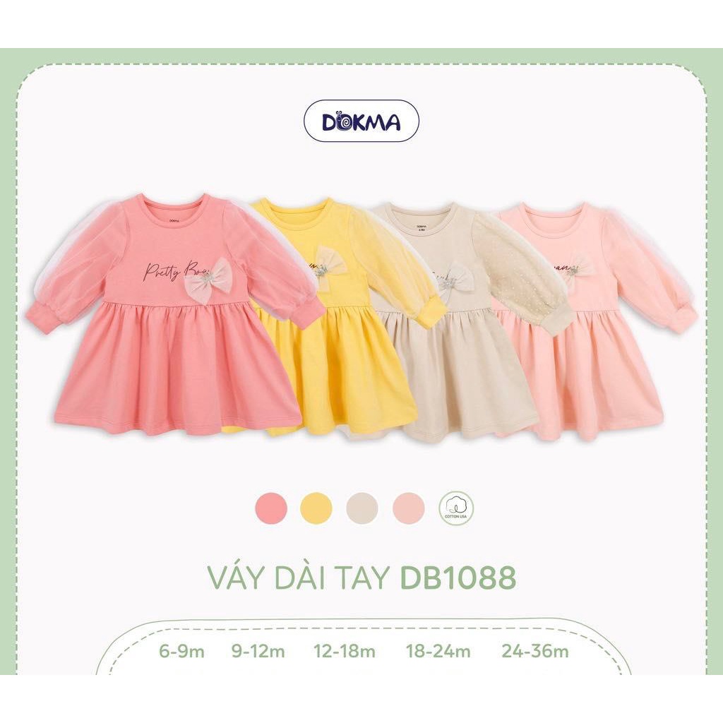 Váy dài tay Dokma và các hãng