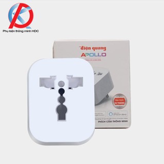 Phích cắm thông minh Điện Quang Apollo ĐQ SP1.1 01 Wifi ( Kiểu 1 lỗ, sử dụng wifi )