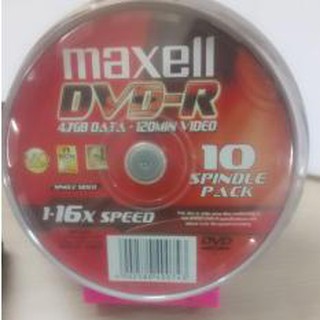 Đĩa Trắng DVD-R MAXELL dung lượng 4.7G lốc 50 đĩa loại tốt
