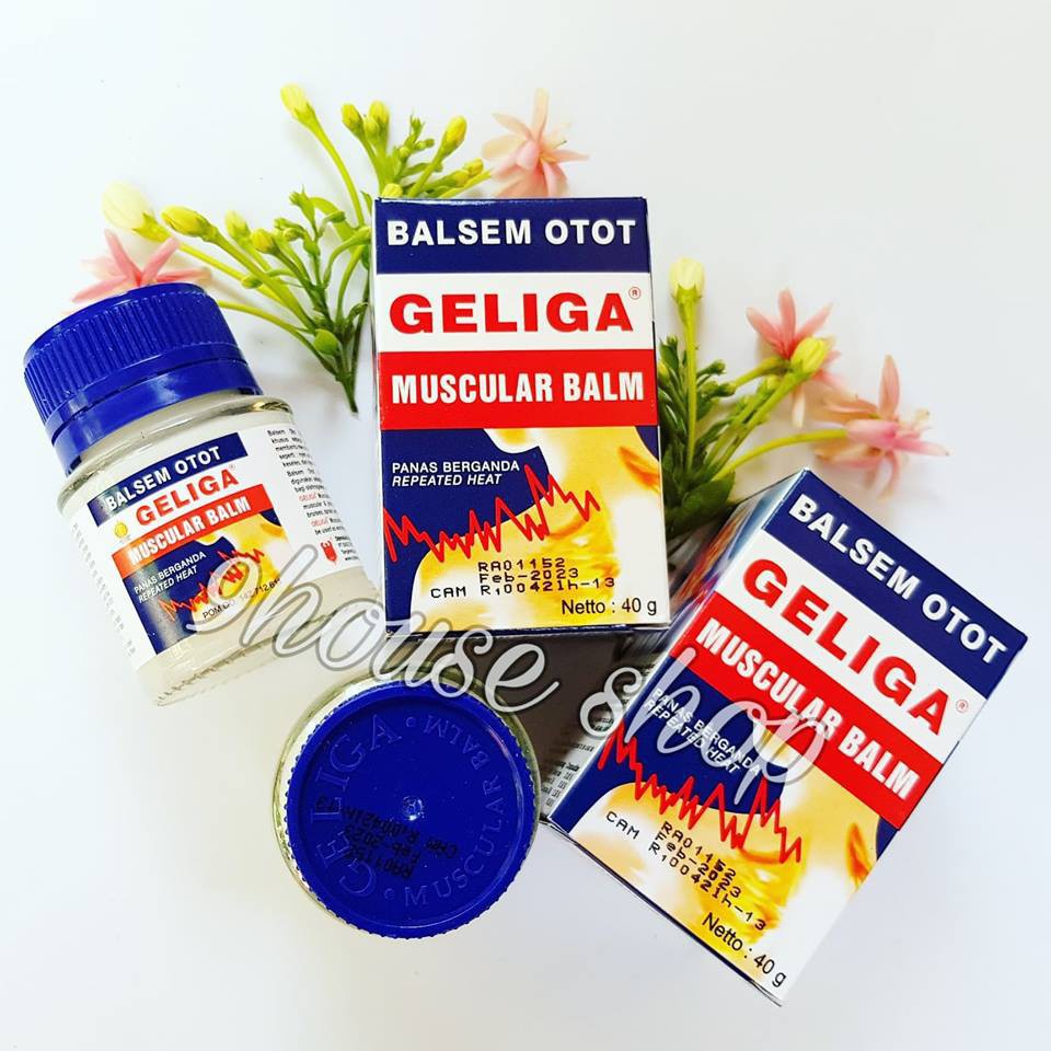 Dầu cù là lửa GELIGA MUSCULAR BALM (40gr) INDONESIA 95