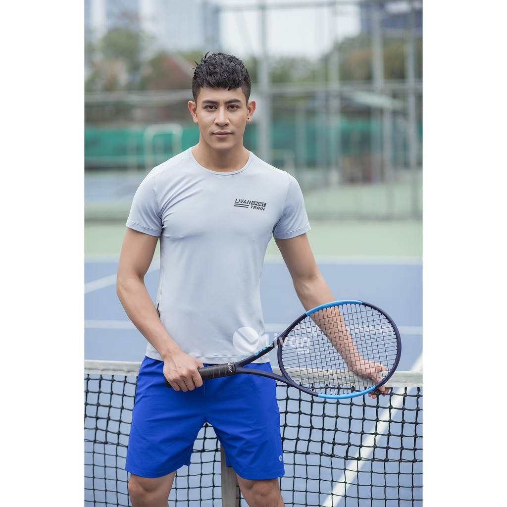 Áo Thun Thể Thao Nam Livan Sport Train Co Giãn 4 Chiều Thấm Hút Mồ Hôi Nhanh Khô | BigBuy360 - bigbuy360.vn