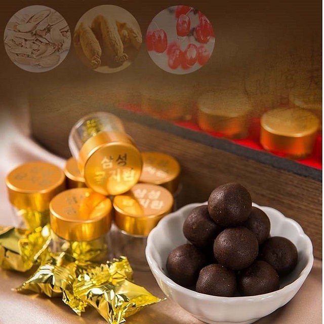 [NHAP KHAU CHINH HANG] An Cung Ngưu Hoàng Hàn Quốc, Hộp Gỗ 60 Viên