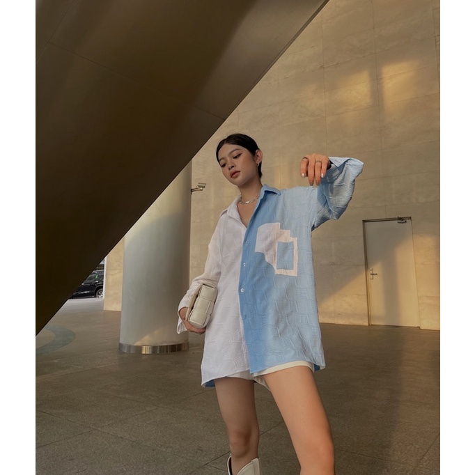 Áo sơ mi unisex AZIER chất vải đặc biệt - Hàng thiết kế chính hãng