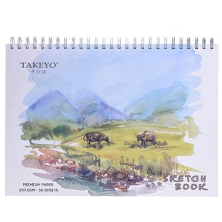 Sổ vẽ lò xo takeyo b4 50 tờ 8525