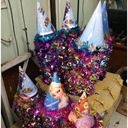 đồ chơi sinh nhật [FREESHIP❤️] mũ sao kim tuyến dùng cho cả trẻ nhỏ và người lớn