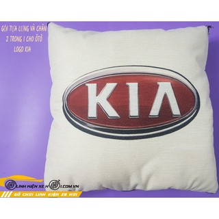 GỐI TỰA LƯNG VÀ CHĂN 2 TRONG 1 CHO XE ÔTÔ LOGO KIA