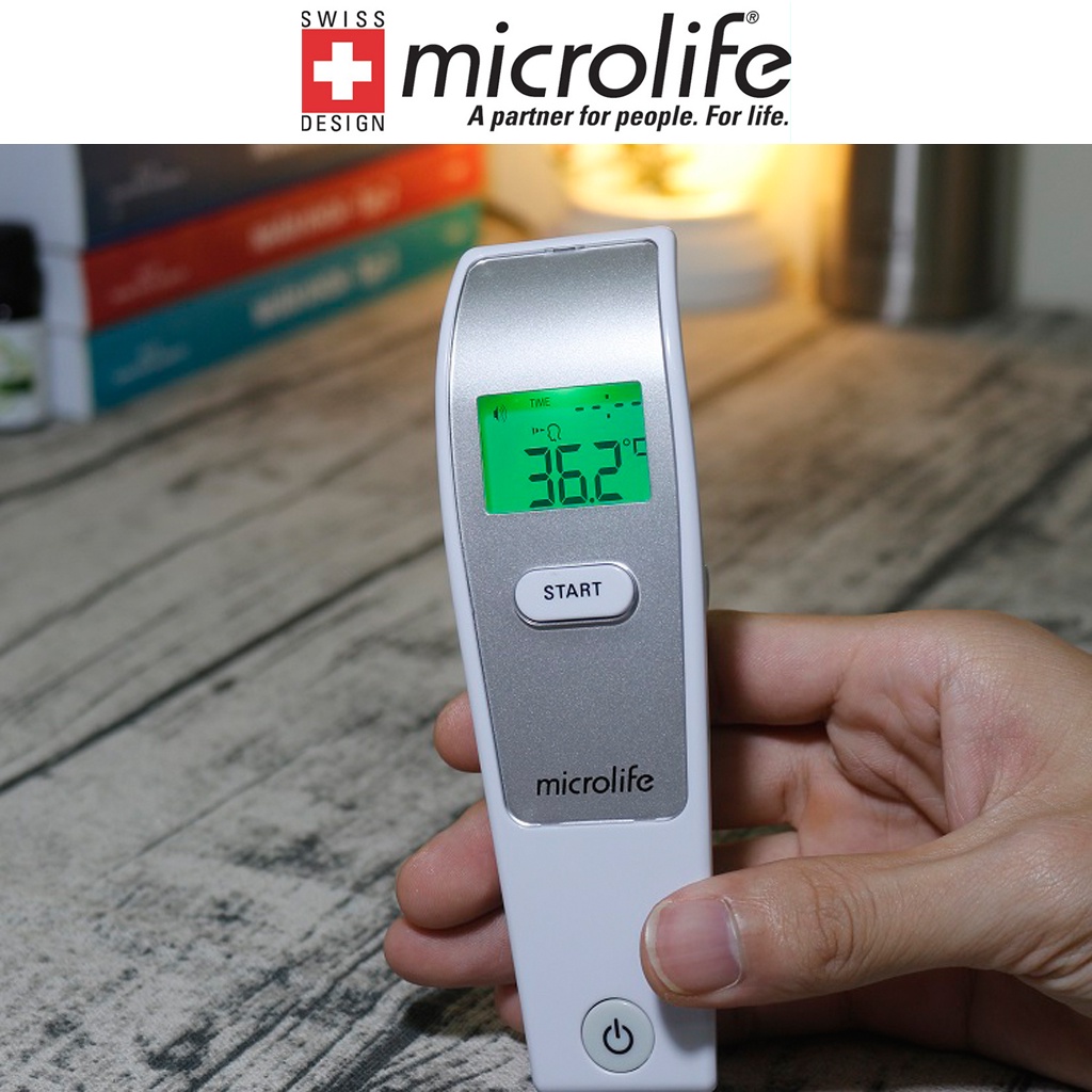 [Đo nhanh , Chính Xác Trong 1 Giây] Nhiệt kế hồng ngoại đo trán Microlife FR1MF1 - Hàng Thụy Sĩ