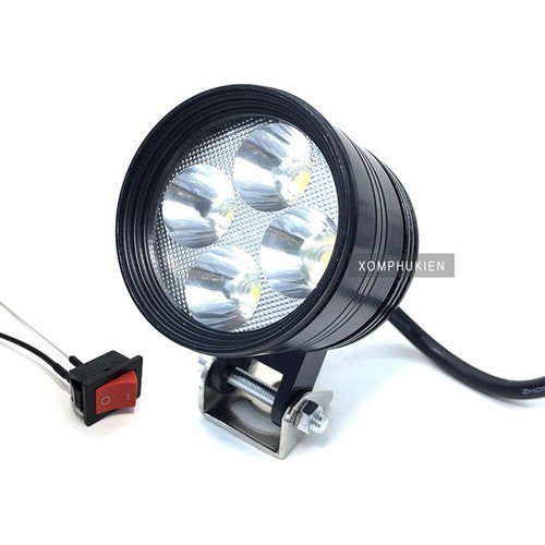 Đèn trợ sáng L4 siêu sáng full phụ kiện dành cho oto, xe máy. xe đạp điện..