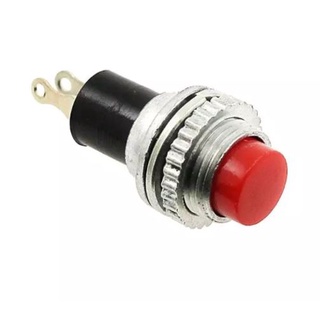 Nút nhấn đề vỏ sắt, nhấn nhả phi 10mm