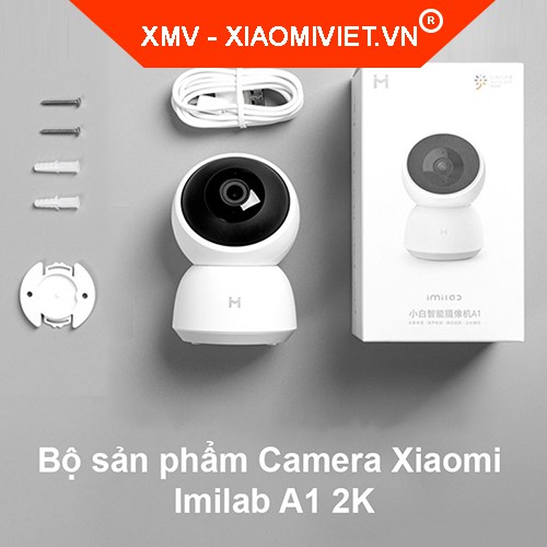 Camera Xiaomi Imilab A1 (2K) - Quay 360 độ | Góc 110 độ - Bản quốc tế - Hàng chính hãng