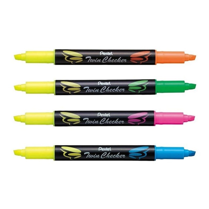 Bút dạ quang 2 đầu Pentel SLW8 Twin Tip Highlighter