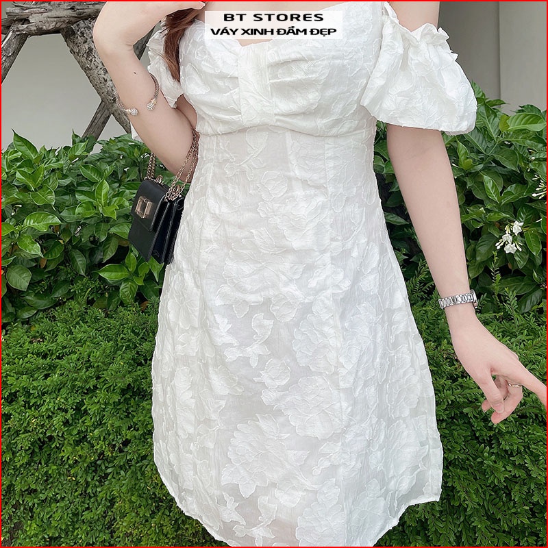 Đầm hai dây trễ vai cột nơ lưng (Ảnh thật) - Sumi dress (BT129)