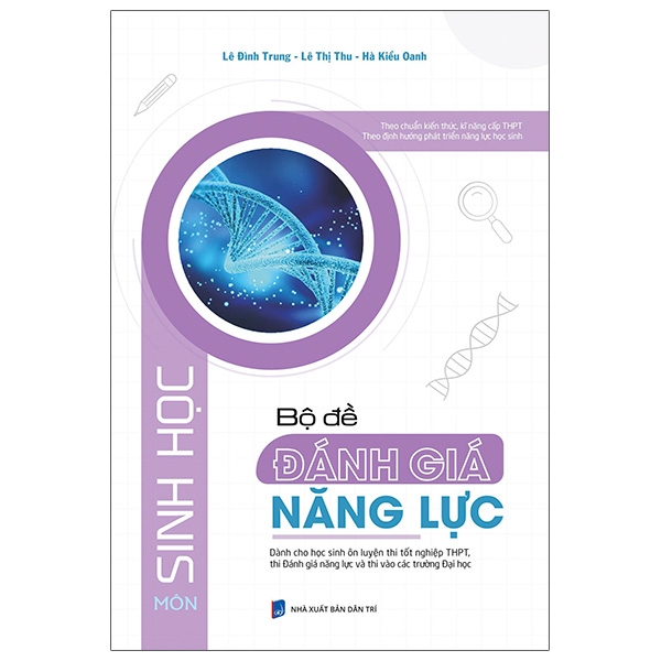 Sách Bộ Đề Đánh Giá Năng Lực Môn Sinh Học