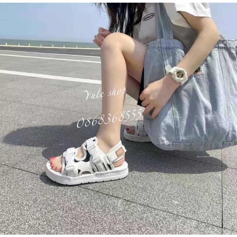 sẵn sandal 2 quai bò sữa