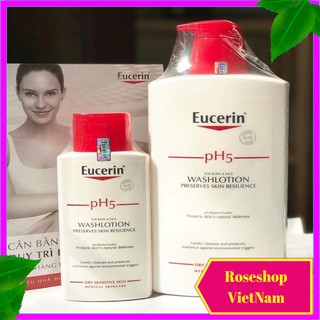 Sữa Tắm EUCERIN PH5 WASHLOTION Cho Da Nhạy Cảm Gel 200ml-400ml-1000ml- Eucerin Tắm & Chăm Sóc Cơ Thể. RSVN SP65