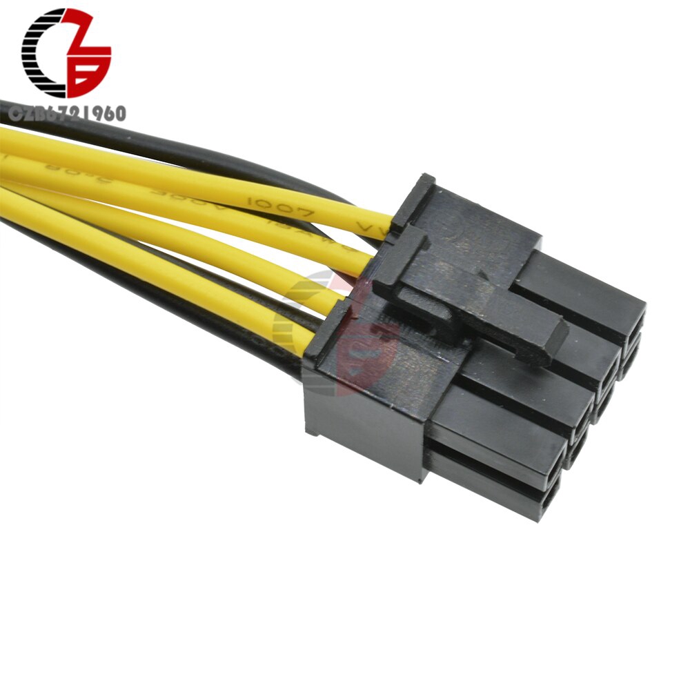 Cáp nguồn cho video card đồ họa chuyển đổi từ cổng PCI Express 6 chấu sang 8 chấu cho CPU