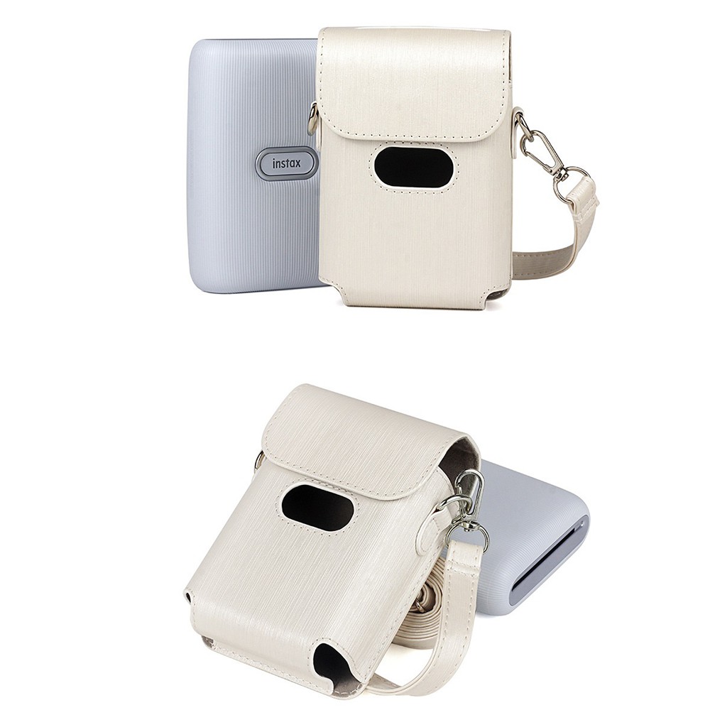 Túi Đựng Máy In Mini Bằng Da Pu Kèm Dây Đeo Cổ Điển Cho Fujifilm Instax | BigBuy360 - bigbuy360.vn