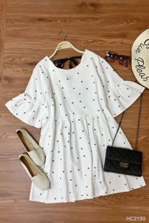 Đầm babydoll tay loe