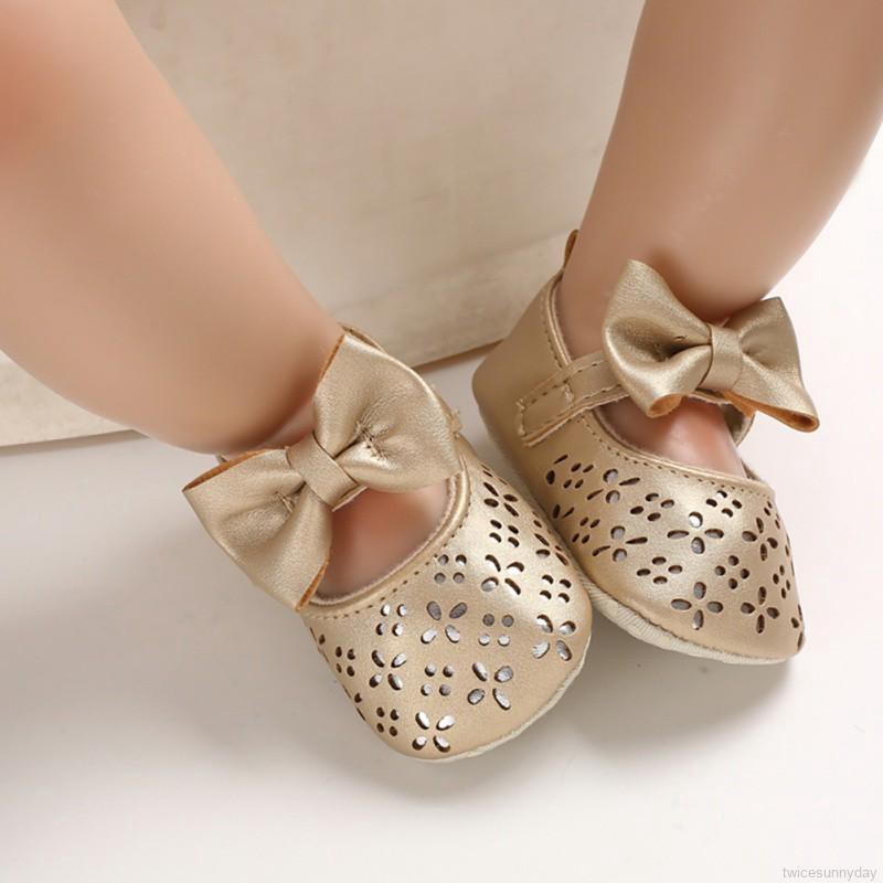 Giày búp bê đính nơ xinh xắn dành cho bé gái