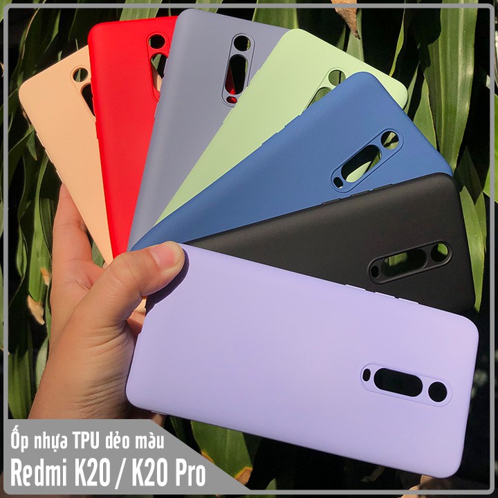Ốp lưng Xiaomi Redmi K20 / K20 Pro/ Mi 9T nhựa TPU dẻo màu, mặt trong vải nhung My Choice