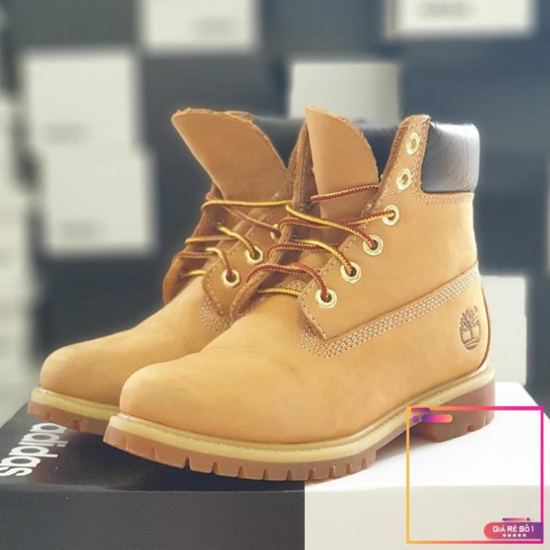 Giày boot da thật hiệu Timberland, size 36-37, real 2hand  -V1