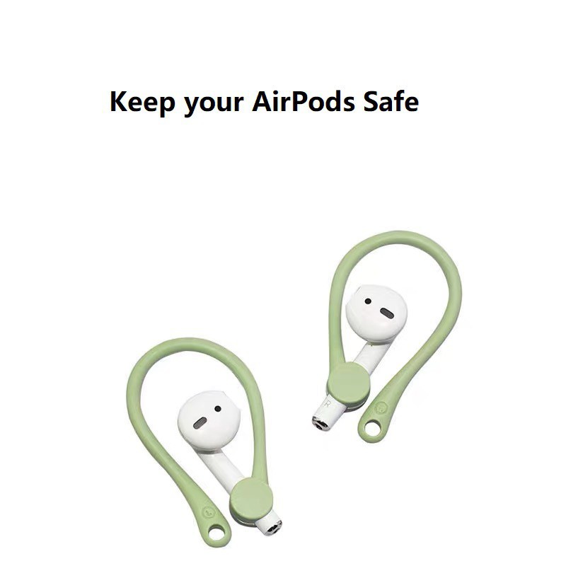 Móc đeo giữ tai nghe không dây bluetooth LAMMCOU bảo vệ thích hợp cho Earpods 1 2 Pro