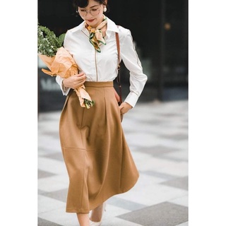Chân váy chữ A dáng dài tôn dáng