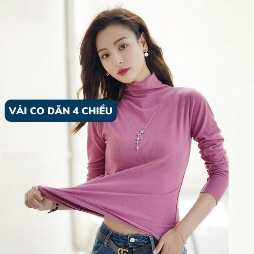 Áo len nữ 🌸 Áo len tăm cổ ba phân hàng Quảng Châu mềm mịn loại 1 Áo len lông cừu HOLASTORE | BigBuy360 - bigbuy360.vn