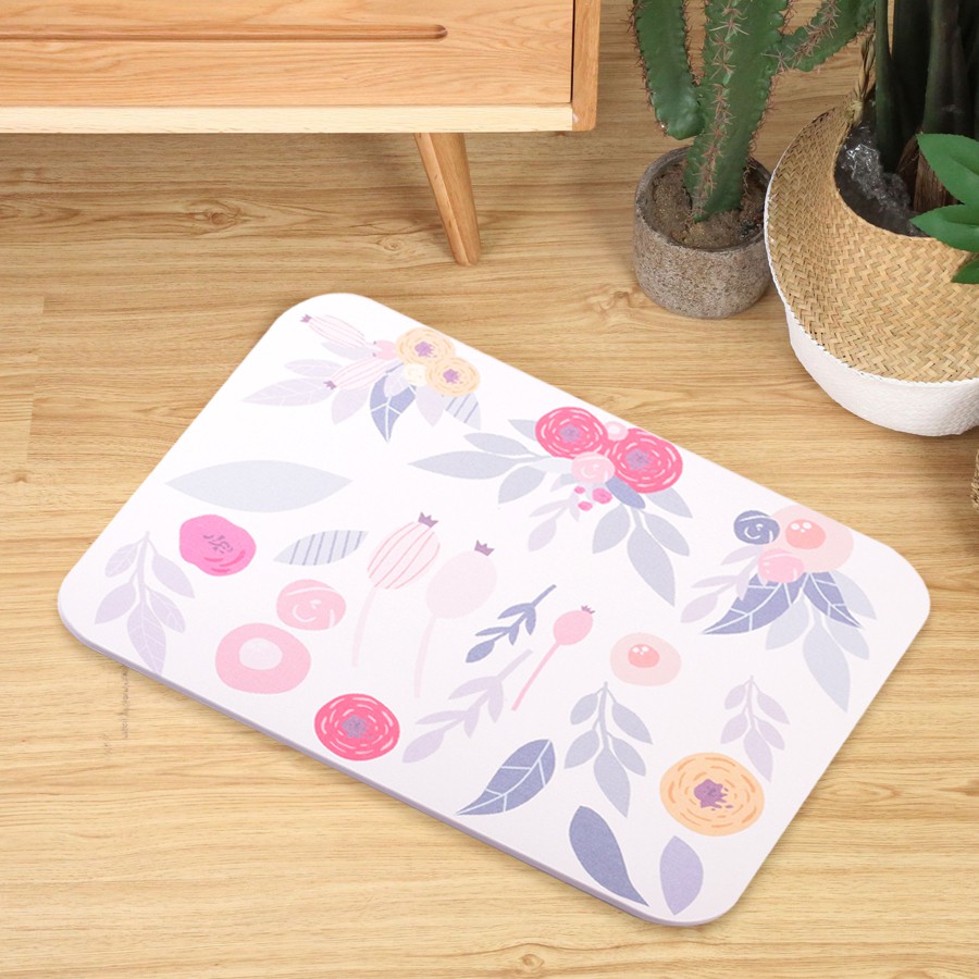 [FREESHIP❤️] Thảm Đá Nhật Bản KÍCH THƯỚC 30X40cm Siêu Thấm Nước Chống Trơn Trượt Cho Phòng Tắm