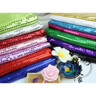 Tấm vải đính kim sa 5mm trang trí quần áo
