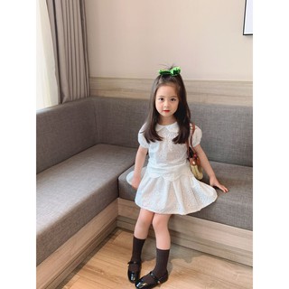 Set  áo chân váy thêu hoa