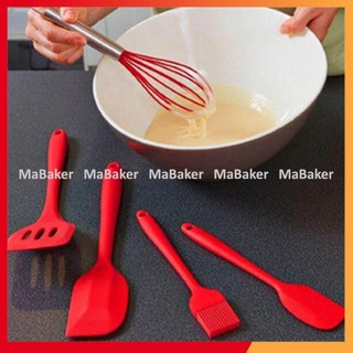 [Freeship] Bộ dụng cụ làm bánh 5 món chất liệu silicone cao cấp - MaBaker
