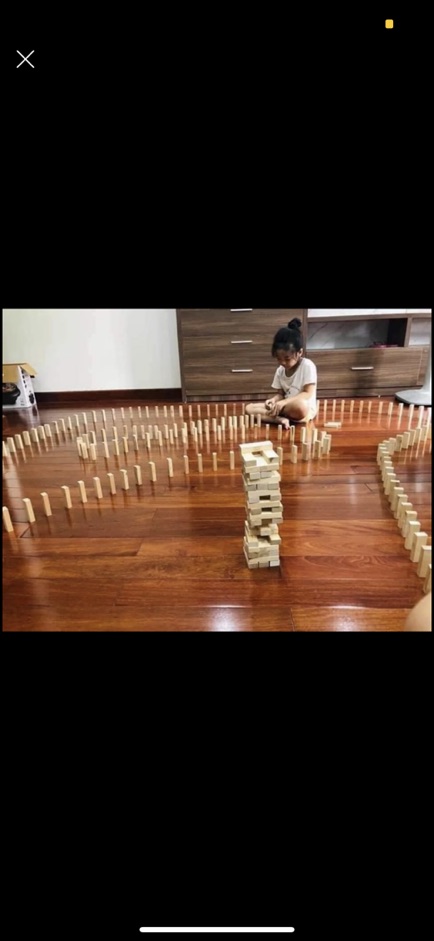 1kg gỗ Domino - trò chơi sáng tạo