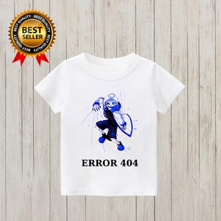 Áo thun sans ink sans Error 404 Sans Biệt Đội Gangster yêu thích cho bé trai, bé gái