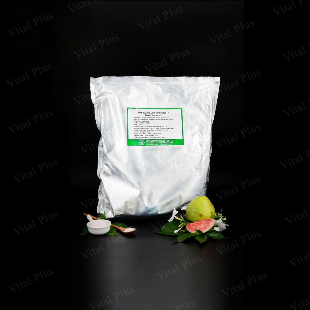 [3KG] Bột trái cây - Bột ổi hồng -  - Pink Guava Juice Powder - Vital Plus - Shop Nhà Anise