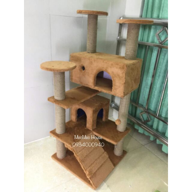 [HÌNH THẬT] NHÀ CÂY CÀO MÓNG CATTREE CHO MÈO MSCT1650130 bọ