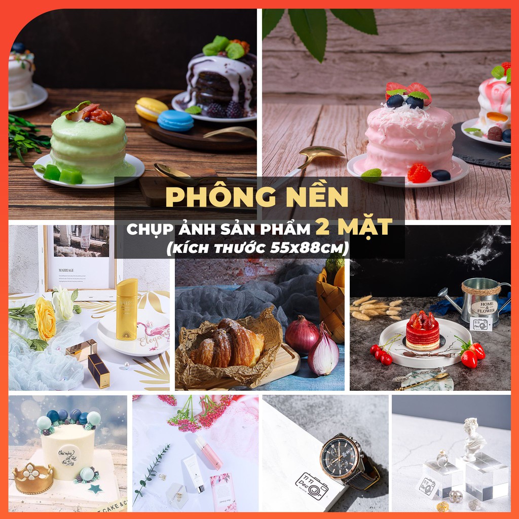 (Lỗi sản phẩm đổi mới) [ link 1] Phông nền chụp ảnh 2 mặt phông nền 3D chụp ảnh sản phẩm phông nền giấy TiTi DECOR