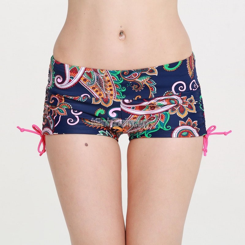 Quần Bơi Nữ Đùi Sbart 8014 Hoa tím