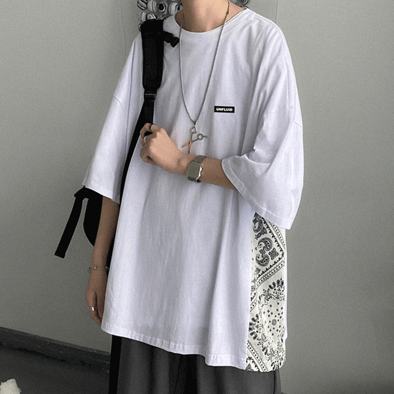 ✦AFFLIGA✦ Áo Thun Tay Ngắn In Hoa Thời Trang Hàn Quốc Dành Cho Nam Nữ