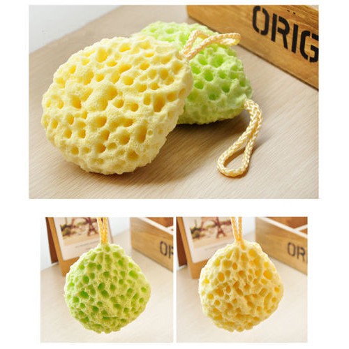 [Hàng mới về] Bông tắm cotton màu sắc tươi sáng tiện dụng