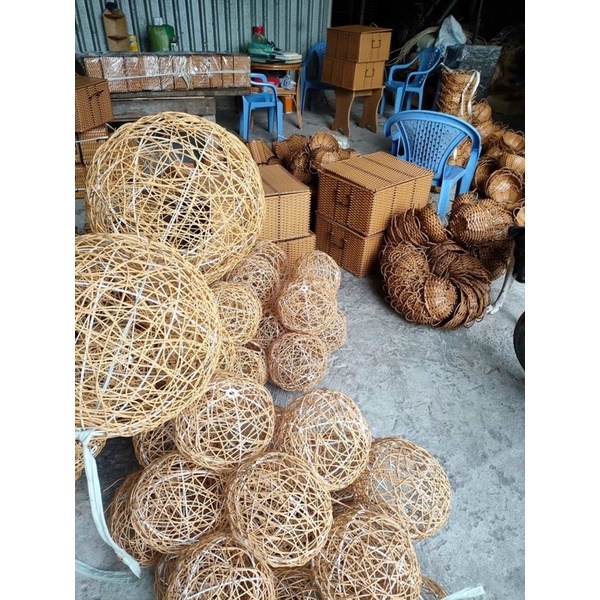 Lồng đèn mây trang trí