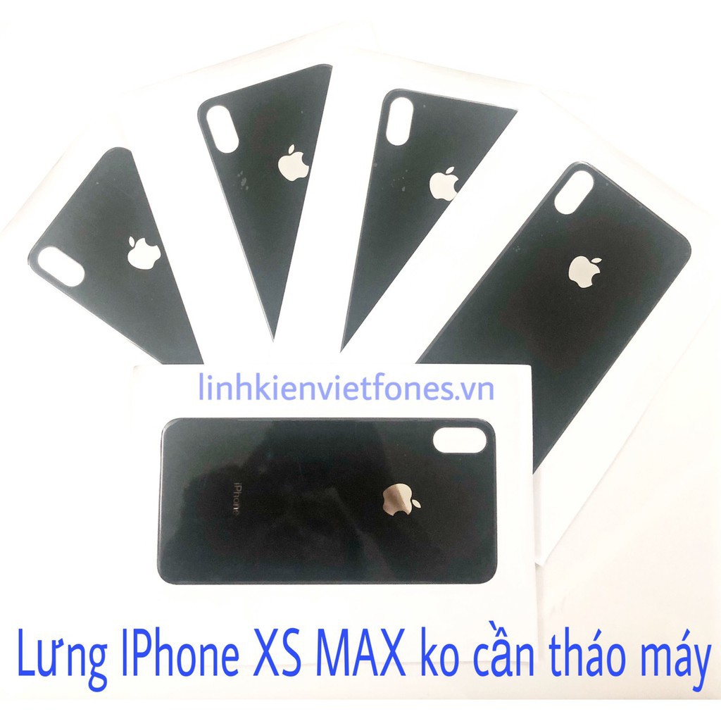 Nắp Lưng iPhone X/ XS/ XS MAX (lỗ to) không cần tháo máy