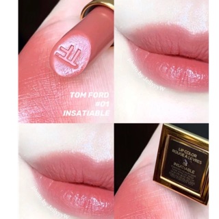 Son Tom Ford Lip Color Matte Màu 01 Insatiable Màu Sữa Ánh Cam - bản 2020