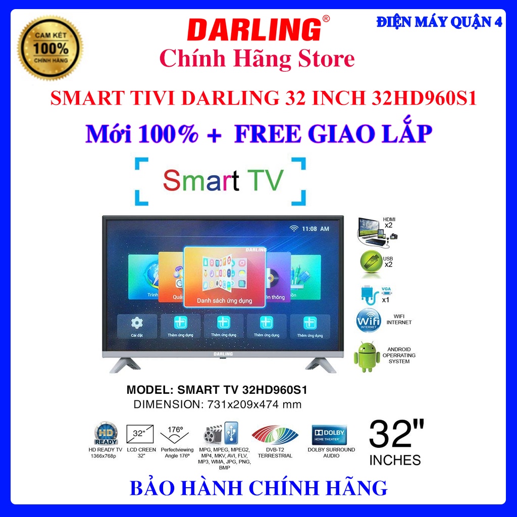 Smart TV Darling 32 inch 32HD960S / 32HD960S1 / 32HD966S