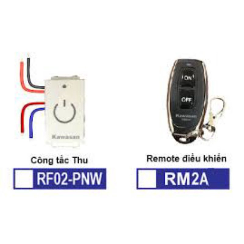 HẠT CÔNG TẮC ĐIỀU KHIỂN TỪ XA ÂM TƯỜNG (HẠT THU) RF02PNW-RM2A