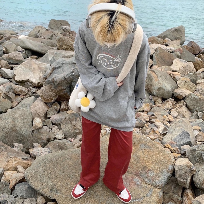BASIC PANTS SEASON 2 RASPBERRY - QUẦN ỐNG RỘNG 1-OAK