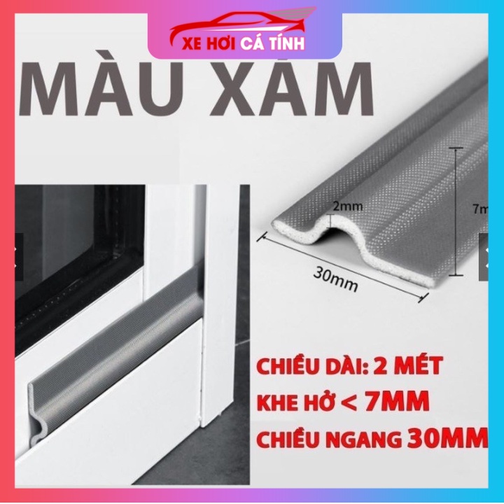[⚡️FLASH SALE] 2m Ron Màng PE Loại Cải tiến Dán Chắn NướcGió Chính Hãng,Gioăng Chặn Khe Cửa Ngăn Côn Trùng,Bụi Bẩn,Các
