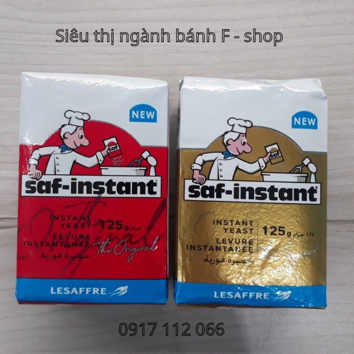 Men Khô Đầu Bếp Ngọt Vàng, Đỏ / Men Nở Đầu Bếp SAF-INSTANT
