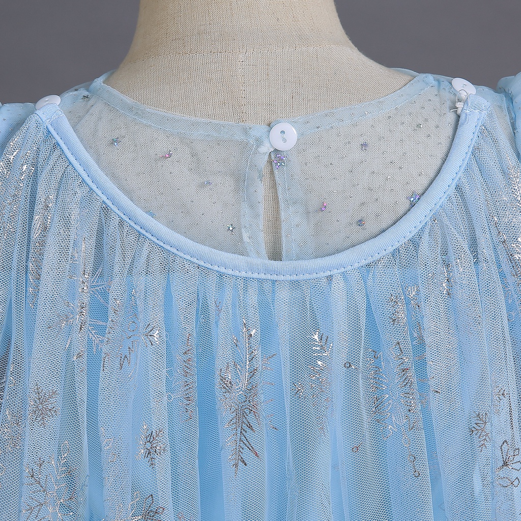 Đầm Hóa Trang Công Chúa Elsa Trong Phim Frozen Cho Bé Gái